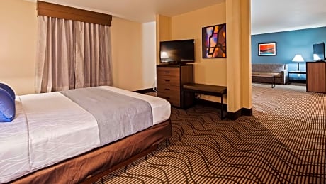 Suite-1 King Bed, Non-Smoking, Microwave And Refrigerator, 32-Inch LCD Television, High Speed Net, Full Breakfast