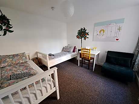 Deluxe Twin Garden View with Private External Bathroom Downstairs