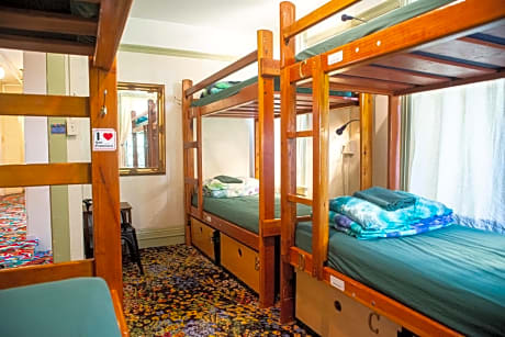 Single Bed in Mixed Dormitory Room with Shared Bathroom 