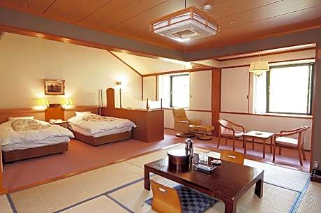Family Room with Shared Bathroom
