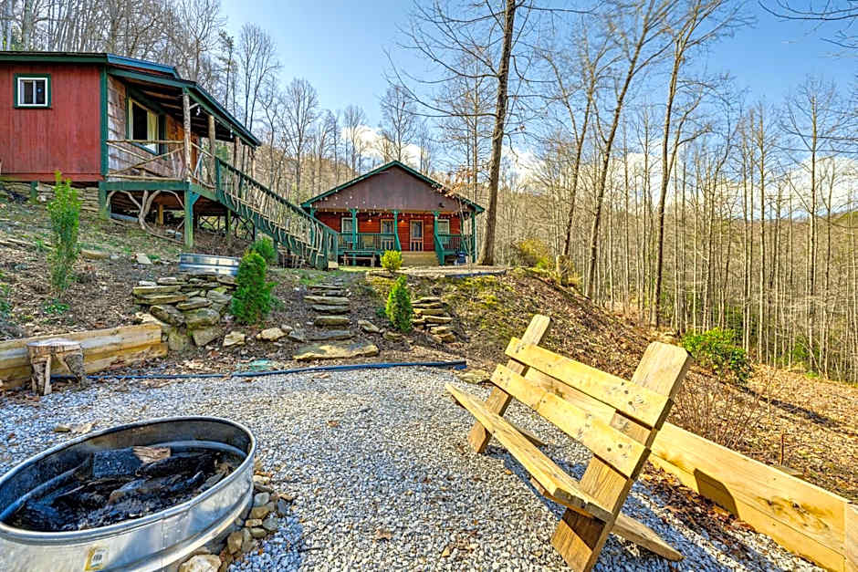 Smoky Mountain Cabin with Camping Area and Fire Pit!