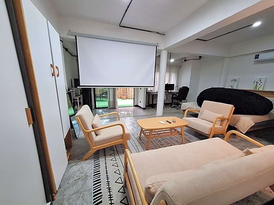 Bali-style studio apartment