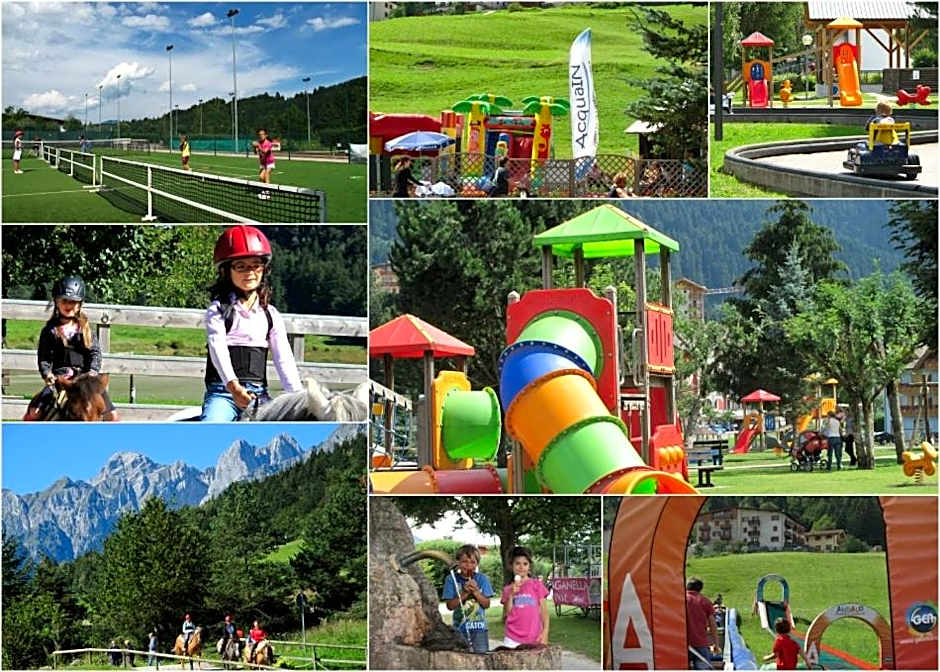 Hotel alle Rose Family inspired garden and spa