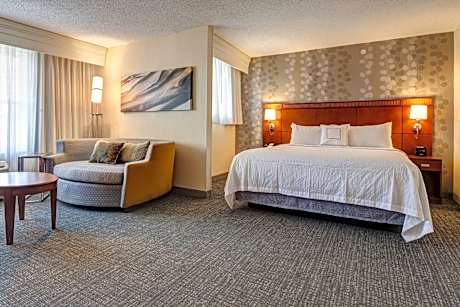 Larger Guest room, 1 King, Sofa bed, Corner room