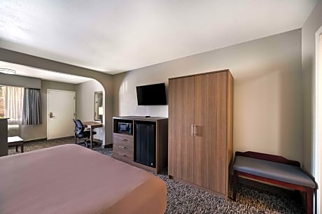 1 King Bed, Mobility Accessible, Communication Assistance, Roll In Shower, Non-Smoking, Continental 