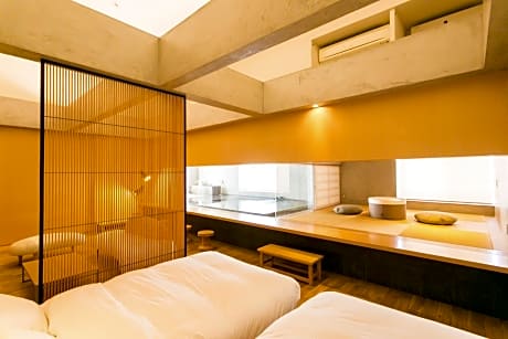 Room with Tatami Area and Private Hot Spring Bath - Suzukake