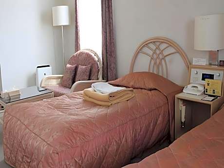 Twin smoking 14.7 square meters Free Wi-Fi Renovated in 2018