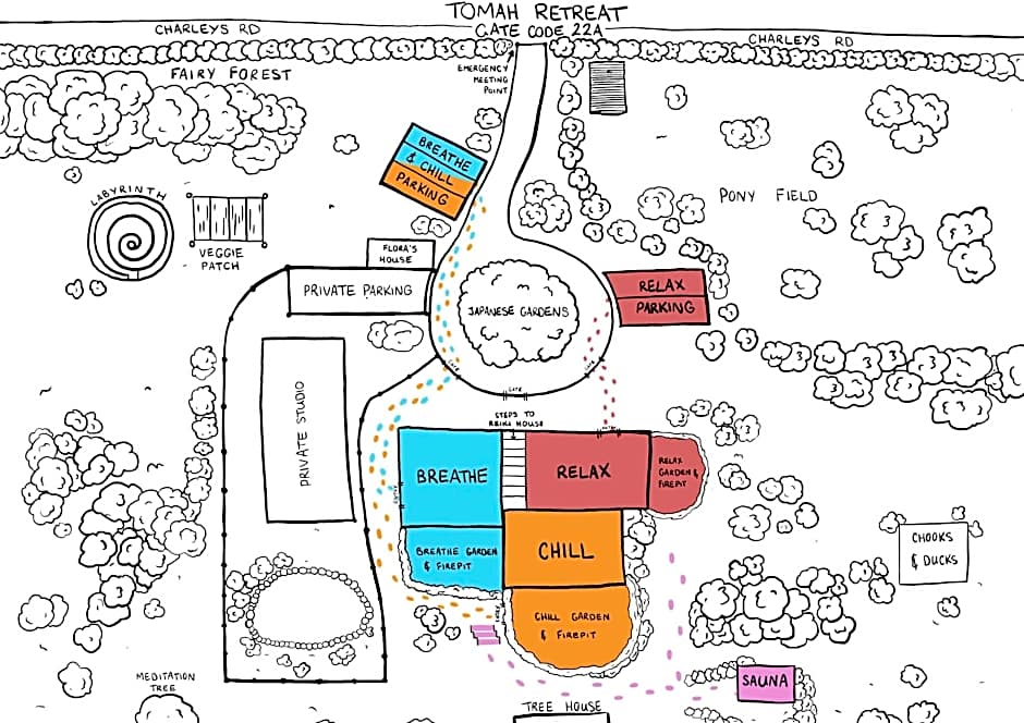 Tomah Retreat - Studio BREATHE with fireplace