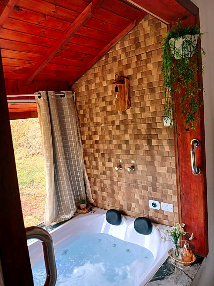 Chalé monte verde com hidromassagem