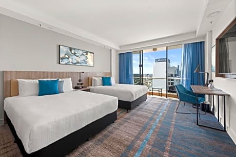 Premium Queen Room with Two Queen Beds and Ocean View