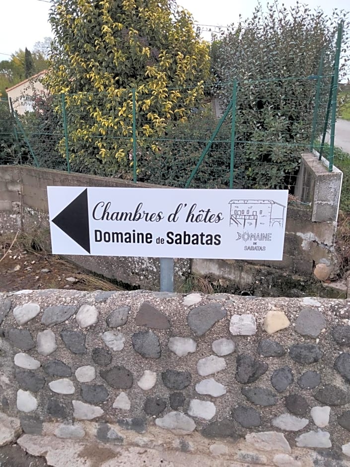 Chambre d'hôtes La terrasse de Sabatas