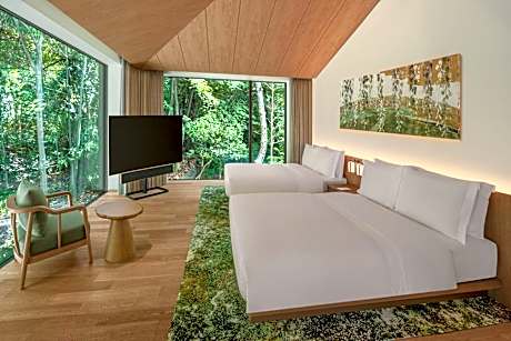 Presidential Suite ONSEN, 1 Bedroom Presidential Suite, 2 Twin, Garden view