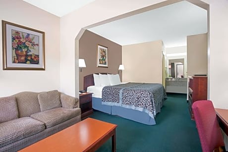 1 King Bed Mobility Accessible Room Smoking