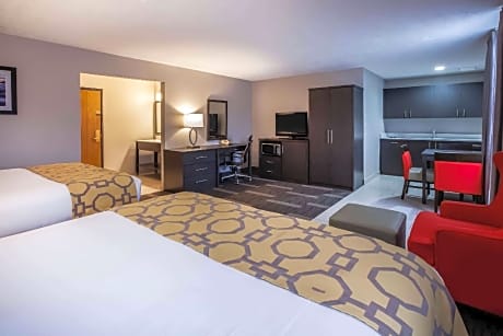 2 Queen Beds Studio Suite Non-Smoking