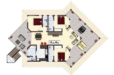 4 Bedrooms Apartment with Sea View