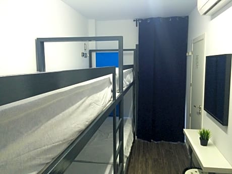Bed in 4-Bed Mixed Dormitory Room with External Bathroom