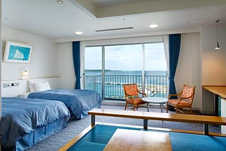 Room with Tatami area and Sea View, Includes “Swim with Dolphin” program (held at 10:30 on the day after check-in)