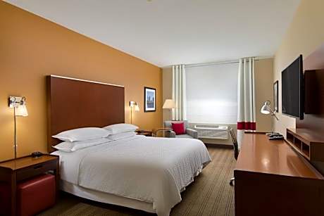 Standard King Room - Mobility/Hearing Accessible with Roll-In Shower