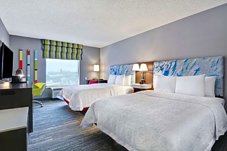 Queen Room with Two Queen Beds with Waterview