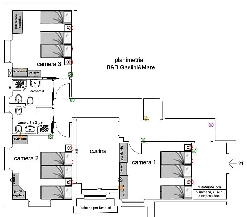 B&B Gaslini & Mare (anche con uso cucina)