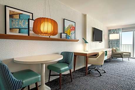 Corner Room, Double Queen with Kitchen, Balcony, and Oceanfront View