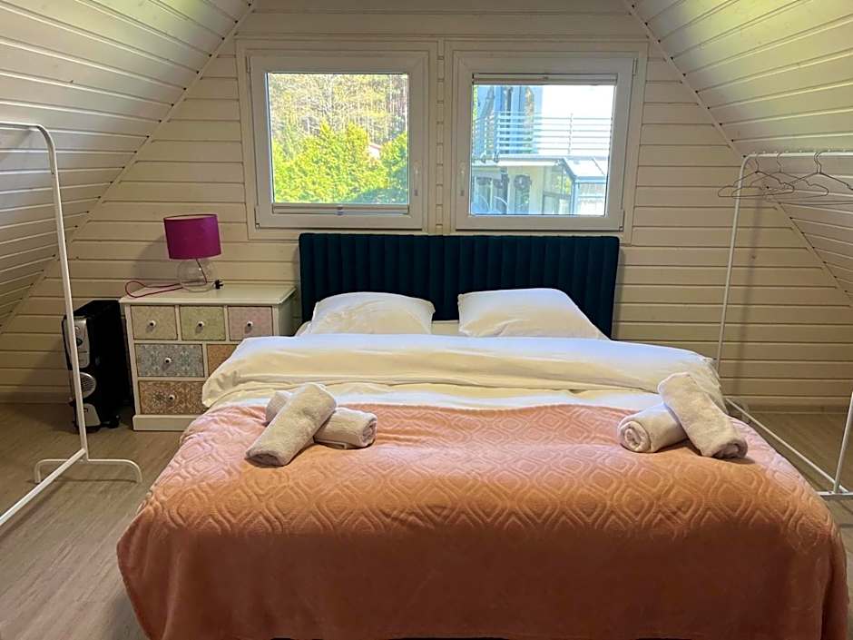 Domki nad jeziorem Kazub