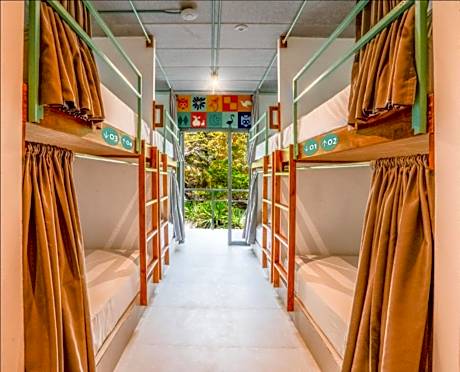 Bed in 8-Bed Female Dormitory Room