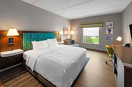 1 KING MOBILITY ACCESS ROLL IN SHOWER NOSMOK HDTV/WORK AREA FREE WI-FI/HOT BREAKFAST INCLUDED