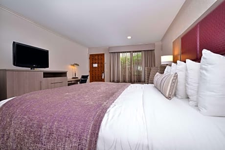 Accessible - 1 King, Mobility Accessible, Walk In Shower, Non-Smoking, Continental Breakfast
