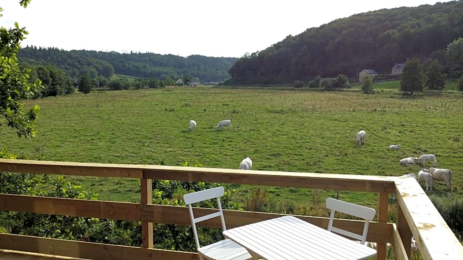 Cabane Perchée dans la prairie de l'ancien moulin