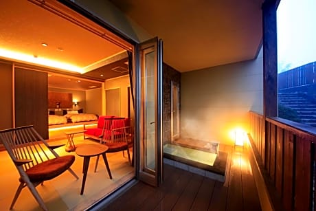【Annex Adult Only】Twin Room with Tatami Area and Open-Air Bath - Non-Smoking