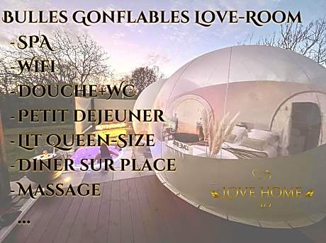 Bulles gonflables Love Room - Love Home XO