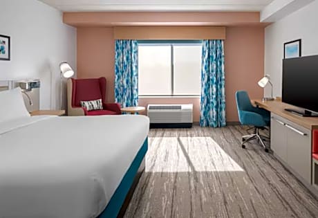 1 King Bed