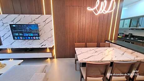 Cód 71 - Apartamento novo a 180 metros do mar