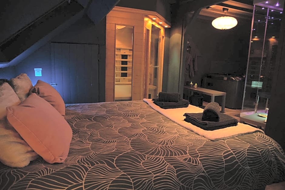 PAUSE NATURE SORBAIS Chambre avec SPA, SAUNA, STREAMING et arrivée autonome