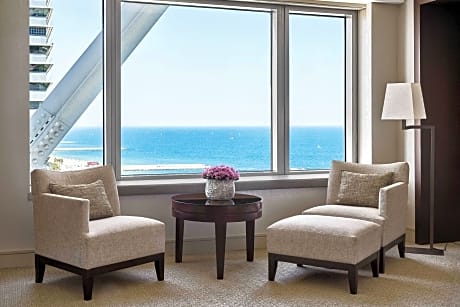 Panoramic Room with 2 Double Beds and Sea View