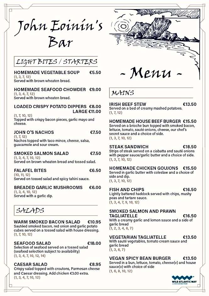 John Eoinìn's Bar and accommodation