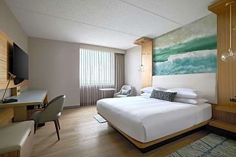 King Room with Roll-in Shower - Mobility Accessible