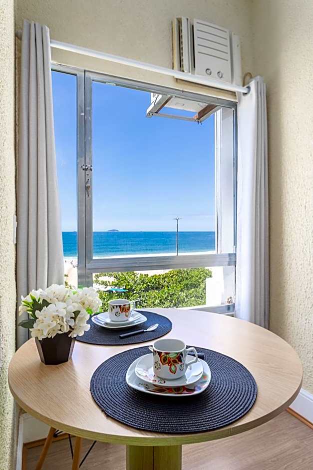 Deslumbrante vista para a Praia de Copacabana.