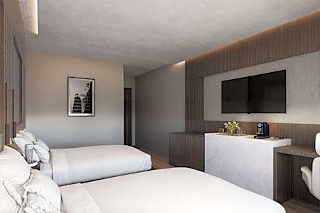 Quadruple Room with Two Queen Beds - Non Smoking/Interior Hall