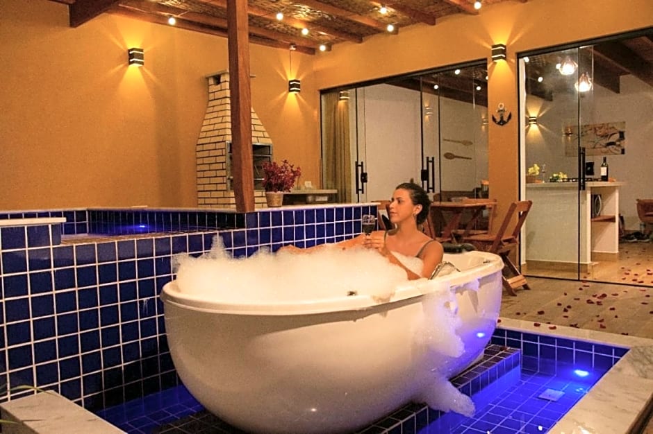 Chalé Privativo na praia