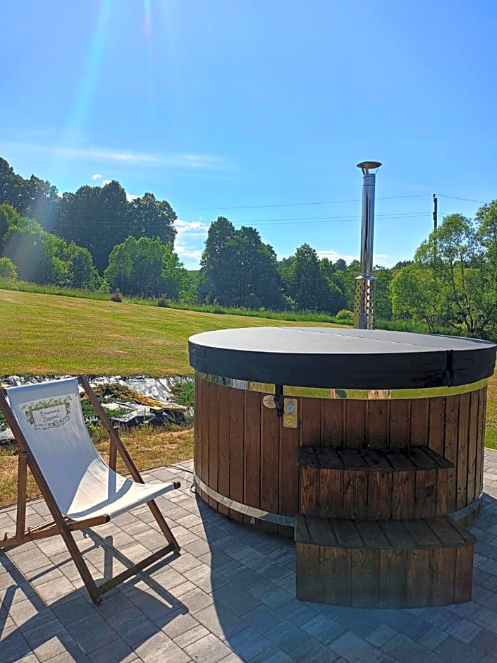 Brzozowy Zagajnik Bieszczady - Domki z Balia Ogrodowa