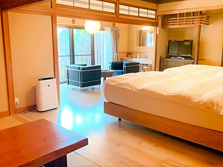 Japanese Western Room with Private Open-Air Bath + Sauna(No,105)