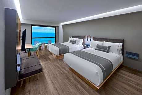 Guest room, 2 Double, Partial ocean view