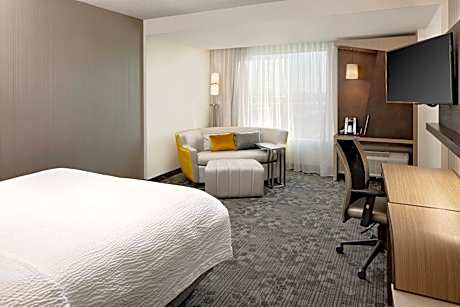 Standard King Room with Sofa Bed - Mobility Accessible with Roll-In Shower