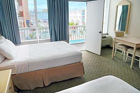 Pool view Room-2 double beds