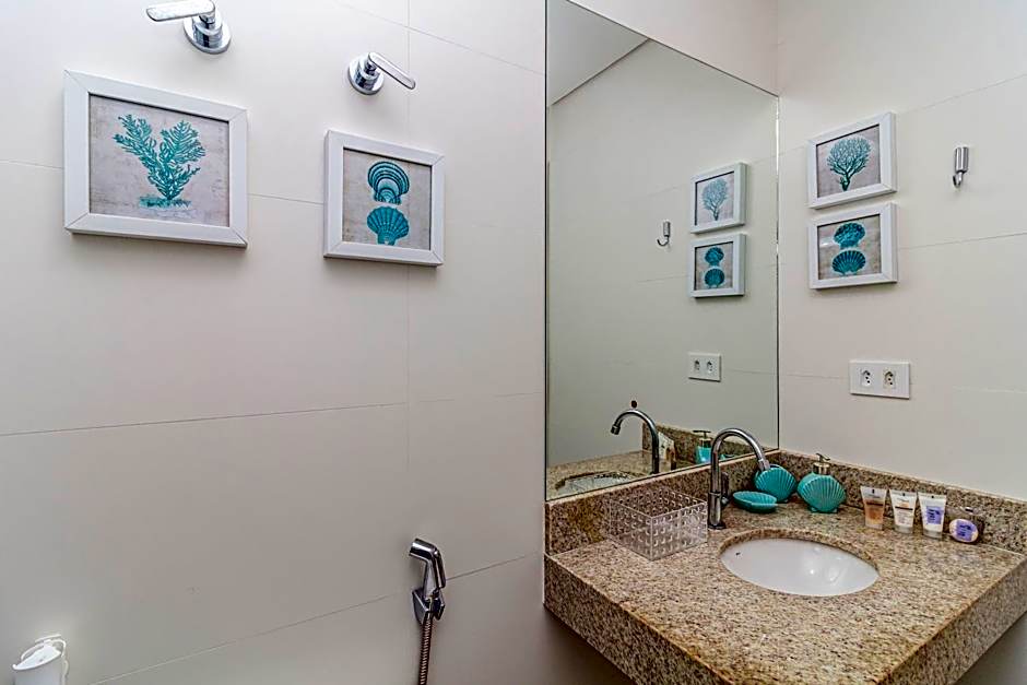 Piemax Praia Grande - 100m PRAIA do BOQUEIRÃO e CENTRO - Vista MAR - Varanda GOURMET com CHURRASQUEIRA privativa - AR CONDICIONADO em todos os ambientes - Wi-Fi 600 Mbps - HOME OFFICE- Vaga de Garagem - Acomoda até 6 pessoas