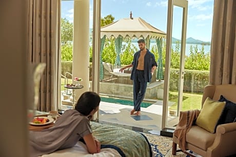 Raffles Oasis Suite with Plunge Pool and Cabana - Complimentary 01 bottle of house wine upon arrival, Butler on call, 15% discount on Food & Soft Beverage and Spa, 4 pieces laundry once per stay