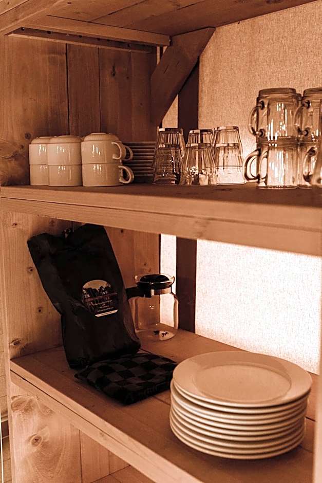 Luxe glamping tent