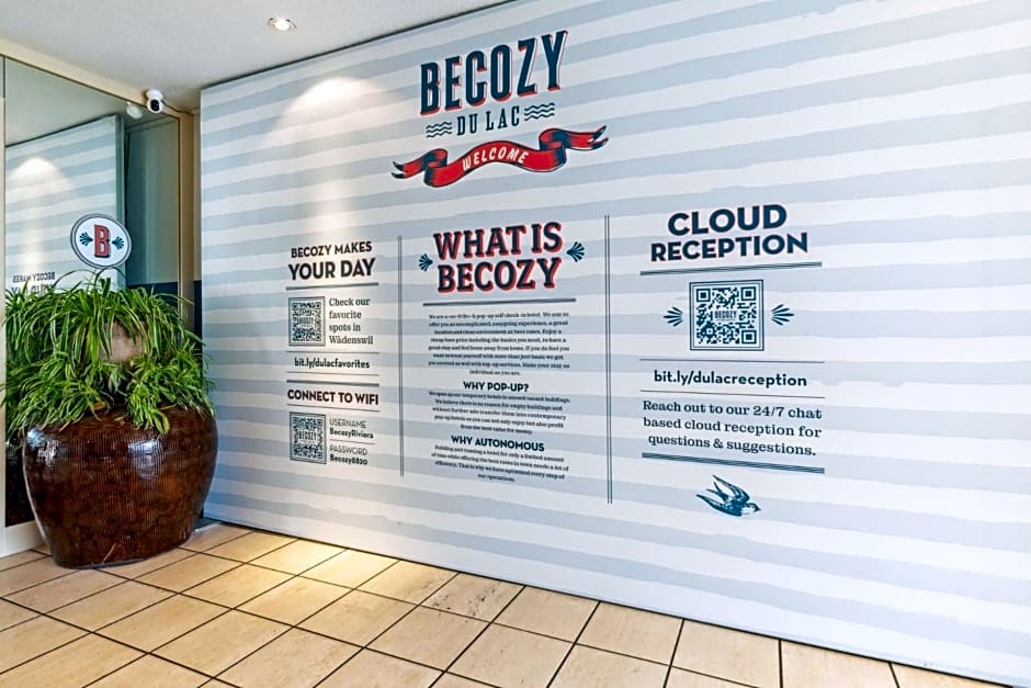 becozy du Lac Self-Check In Hotel Riviera Edition